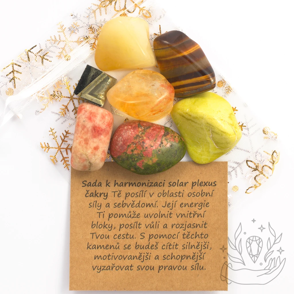 Harmonizační sada solar plex čakry